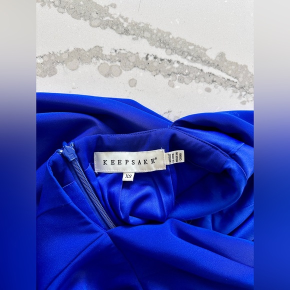 Keepsake End of Time Royal Blue Midi Dress. Size XS. - Picture 9 of 11